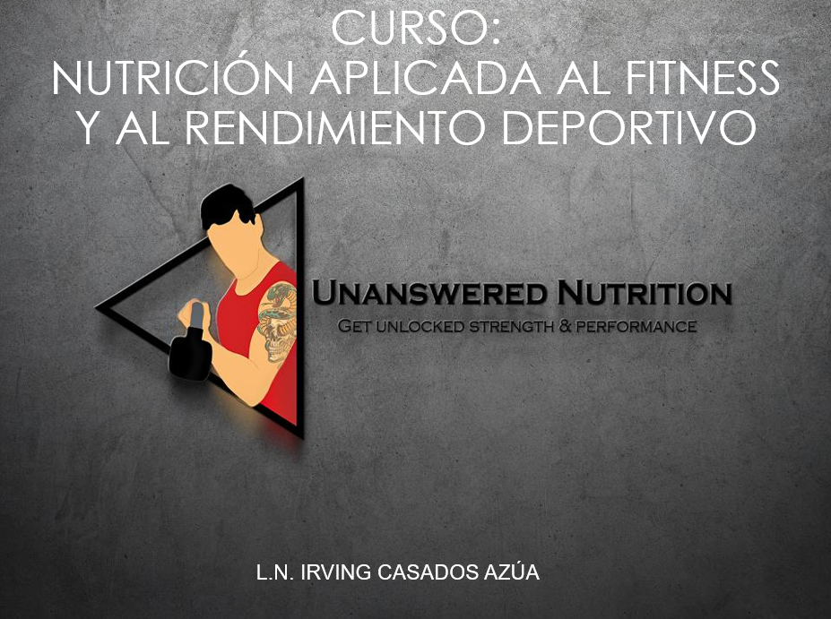 Curso Nutrición en el Fitness y el Rendimiento Deportivo